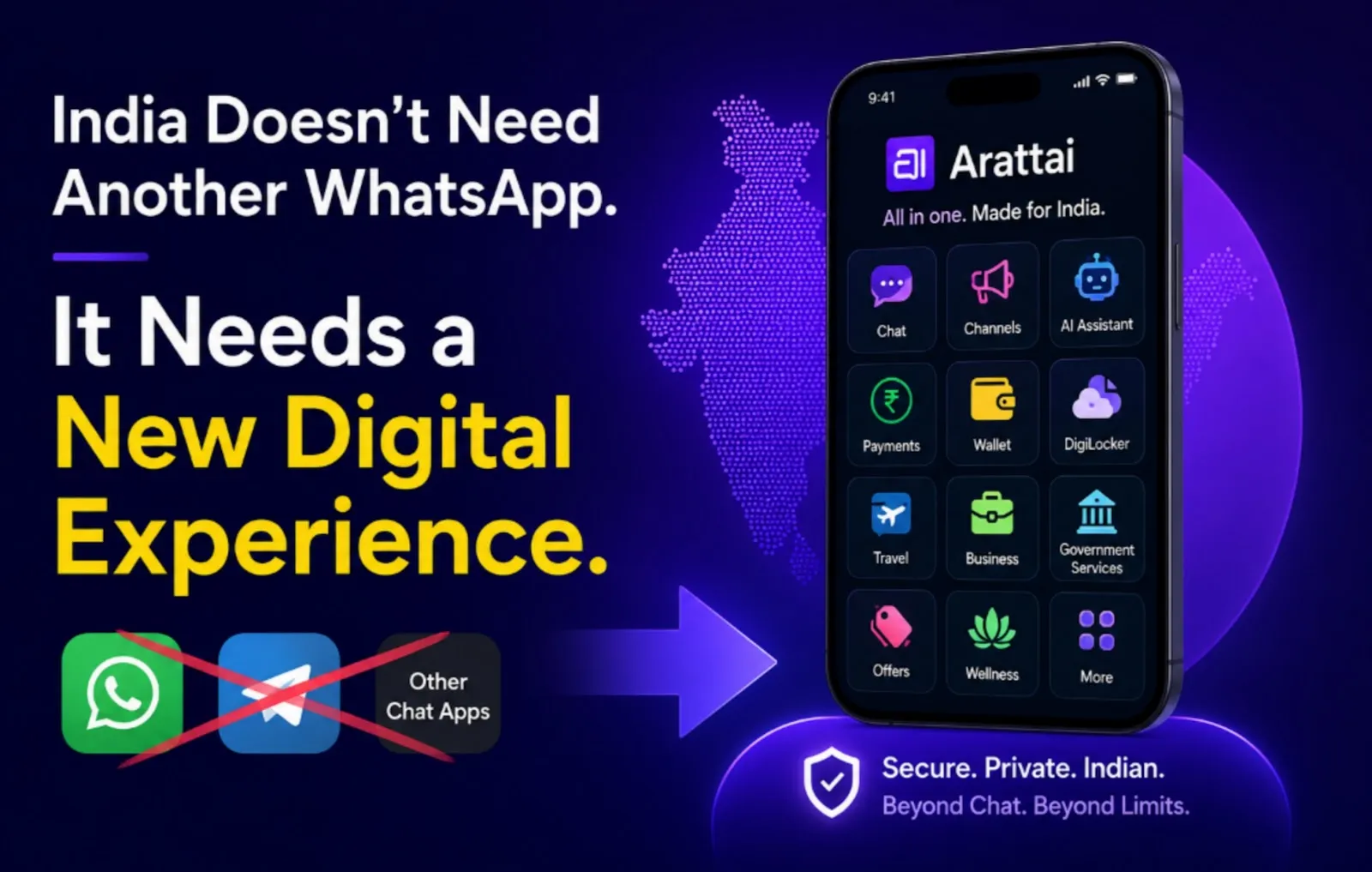 India Doesn't Need Another WhatsApp. It Needs a New Digital Experience.
